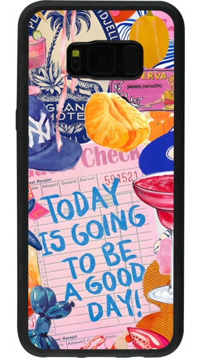 Samsung Galaxy S8+ Case Hülle - Silikon schwarz Preppy Today is Going to be a good day Samsung Galaxy S8+ Case Hülle - Silikon schwarz Preppy Today is Going to be a good day