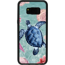 Samsung Galaxy S8+ Case Hülle - Silikon schwarz Preppy Turtle