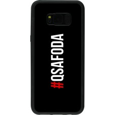 Coque Samsung Galaxy S8+ - Silicone rigide noir Qsafoda 1