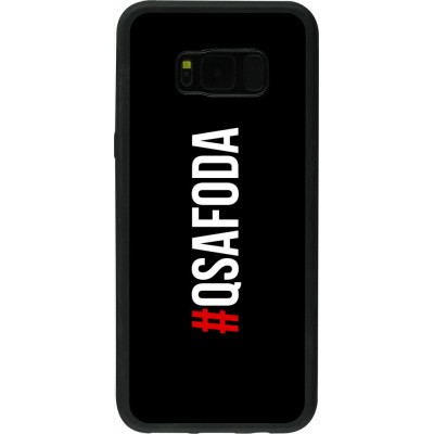 Hülle Samsung Galaxy S8+ - Silikon schwarz Qsafoda 1