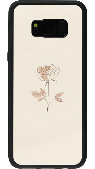 Samsung Galaxy S8+ Case Hülle - Silikon schwarz Rosa Sand Minimalistisch Samsung Galaxy S8+ Case Hülle - Silikon schwarz Rosa Sand Minimalistisch