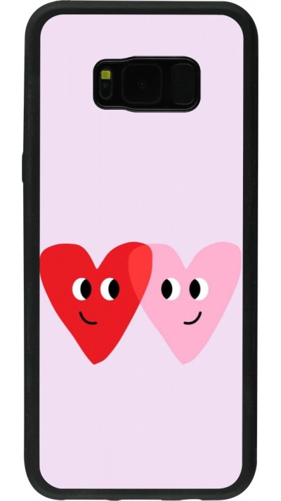 Coque Samsung Galaxy S8+ - Silicone rigide noir Saint Valentines Day 26 Heart
