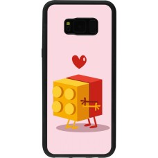 Samsung Galaxy S8+ Case Hülle - Silikon schwarz Saint Valentines Day 26 Puzzle