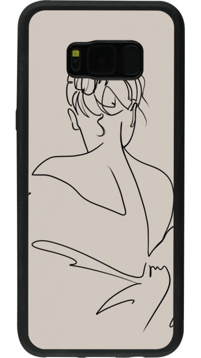 Coque Samsung Galaxy S8+ - Silicone rigide noir Salnikova 05