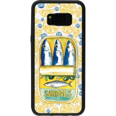 Coque Samsung Galaxy S8+ - Silicone rigide noir Sardines in oil 2026