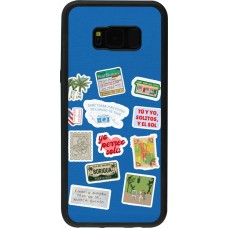 Samsung Galaxy S8+ Case Hülle - Silikon schwarz Seals of the Dominican Republic DTMF