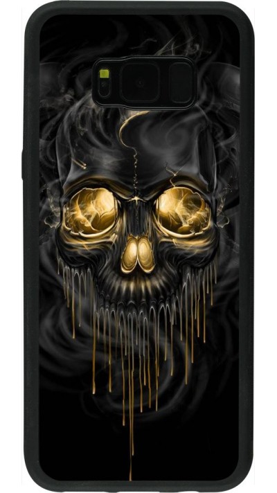 Coque Samsung Galaxy S8+ - Silicone rigide noir Skull 02