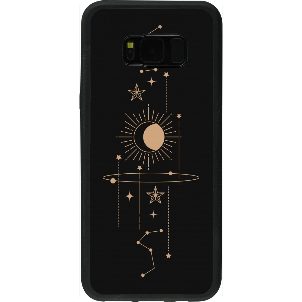 Samsung Galaxy S8+ Case Hülle - Silikon schwarz Spring 23 astro