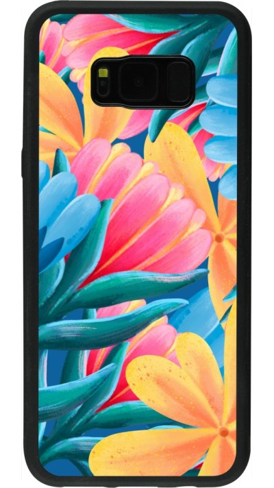 Samsung Galaxy S8+ Case Hülle - Silikon schwarz Spring 23 colorful flowers Samsung Galaxy S8+ Case Hülle - Silikon schwarz Spring 23 colorful flowers