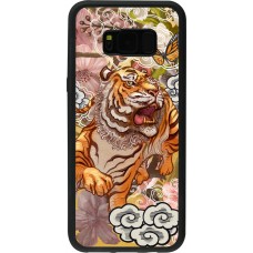Samsung Galaxy S8+ Case Hülle - Silikon schwarz Spring 23 japanese tiger