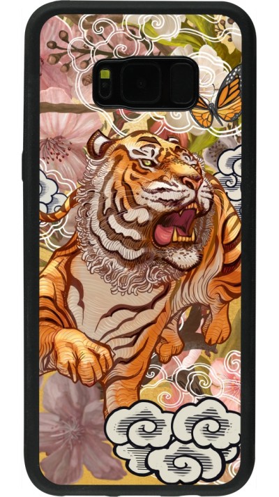 Samsung Galaxy S8+ Case Hülle - Silikon schwarz Spring 23 japanese tiger Samsung Galaxy S8+ Case Hülle - Silikon schwarz Spring 23 japanese tiger