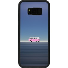 Samsung Galaxy S8+ Case Hülle - Silikon schwarz Spring 23 pink bus