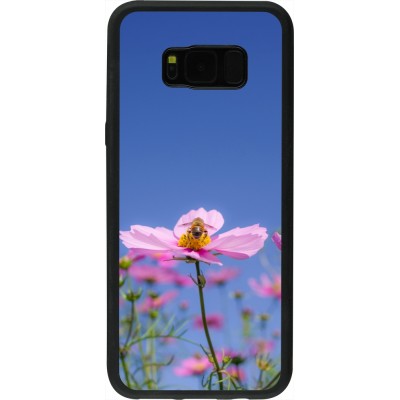 Coque Samsung Galaxy S8+ - Silicone rigide noir Bee on a flower Spring 2026