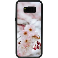 Samsung Galaxy S8+ Case Hülle - Silikon schwarz Cherry tree Spring 2026