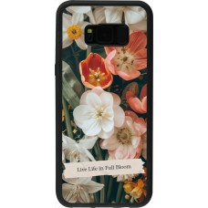 Samsung Galaxy S8+ Case Hülle - Silikon schwarz Full Bloom Spring 2026
