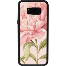 Samsung Galaxy S8+ Case Hülle - Silikon schwarz Just Bloom Spring 2026