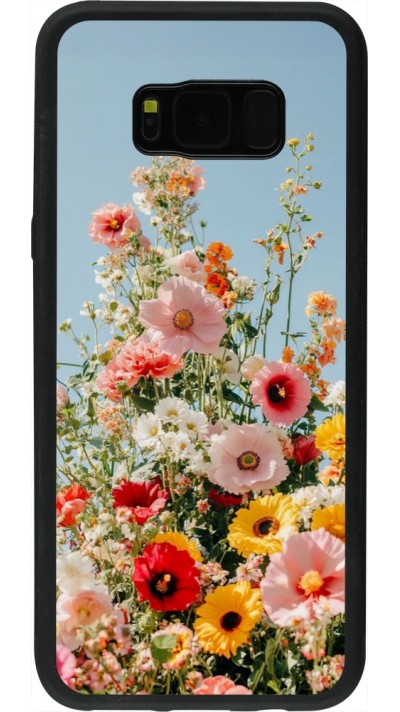 Samsung Galaxy S8+ Case Hülle - Silikon schwarz Spring flowers Spring 2026