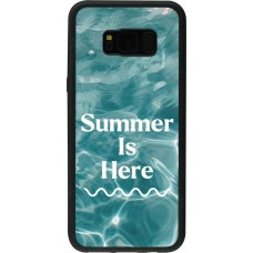 Samsung Galaxy S8+ Case Hülle - Silikon schwarz Summer 2025 Summer is here