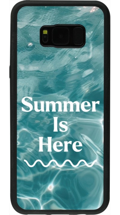 Coque Samsung Galaxy S8+ - Silicone rigide noir Summer 2025 Summer is here