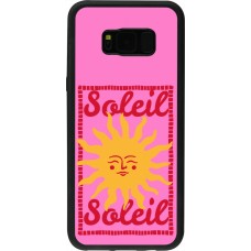 Coque Samsung Galaxy S8+ - Silicone rigide noir Sun sun 2026