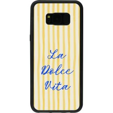 Coque Samsung Galaxy S8+ - Silicone rigide noir The good life 2026