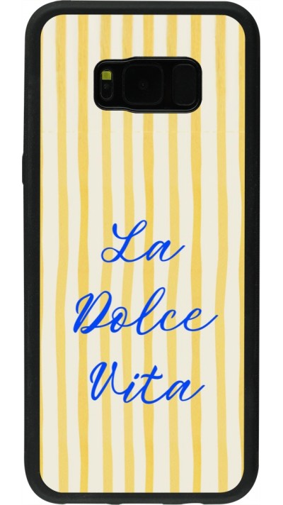 Coque Samsung Galaxy S8+ - Silicone rigide noir The good life 2026