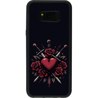 Samsung Galaxy S8+ Case Hülle - Silikon schwarz Valentine 2024 gothic love