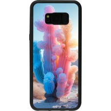 Samsung Galaxy S8+ Case Hülle - Silikon schwarz Artificial vegetation 2025