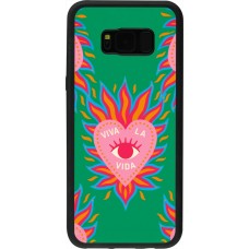 Coque Samsung Galaxy S8+ - Silicone rigide noir Viva la vida 2026