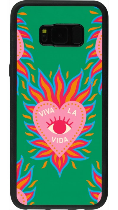Coque Samsung Galaxy S8+ - Silicone rigide noir Viva la vida 2026