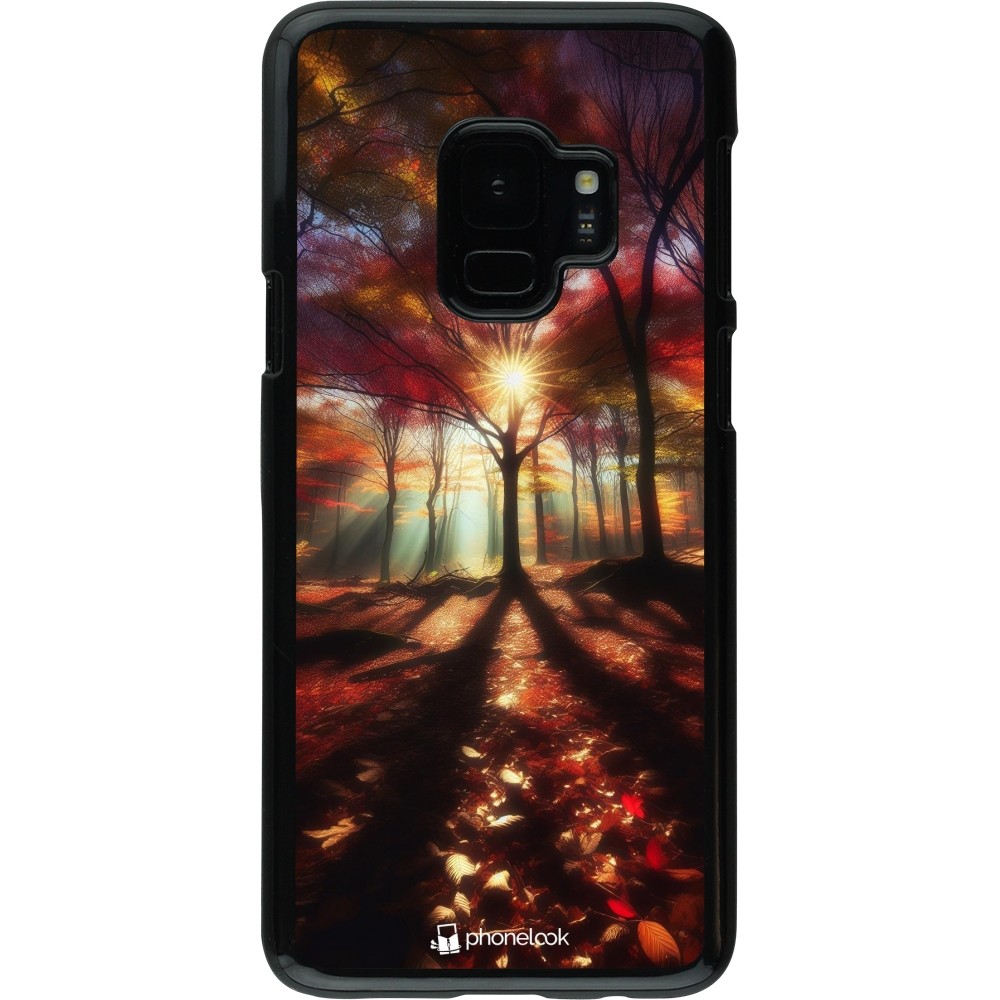 Samsung Galaxy S9 Case Hülle - Herbstlicher goldener Glanz