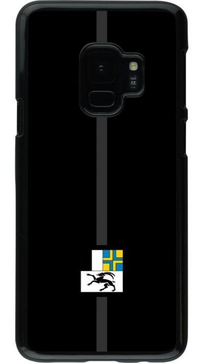 Samsung Galaxy S9 Case Hülle - Kanton GR schwarz