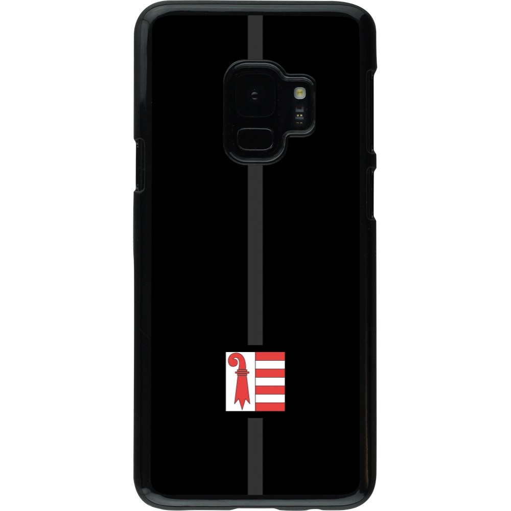 Samsung Galaxy S9 Case Hülle - Kanton JU schwarz