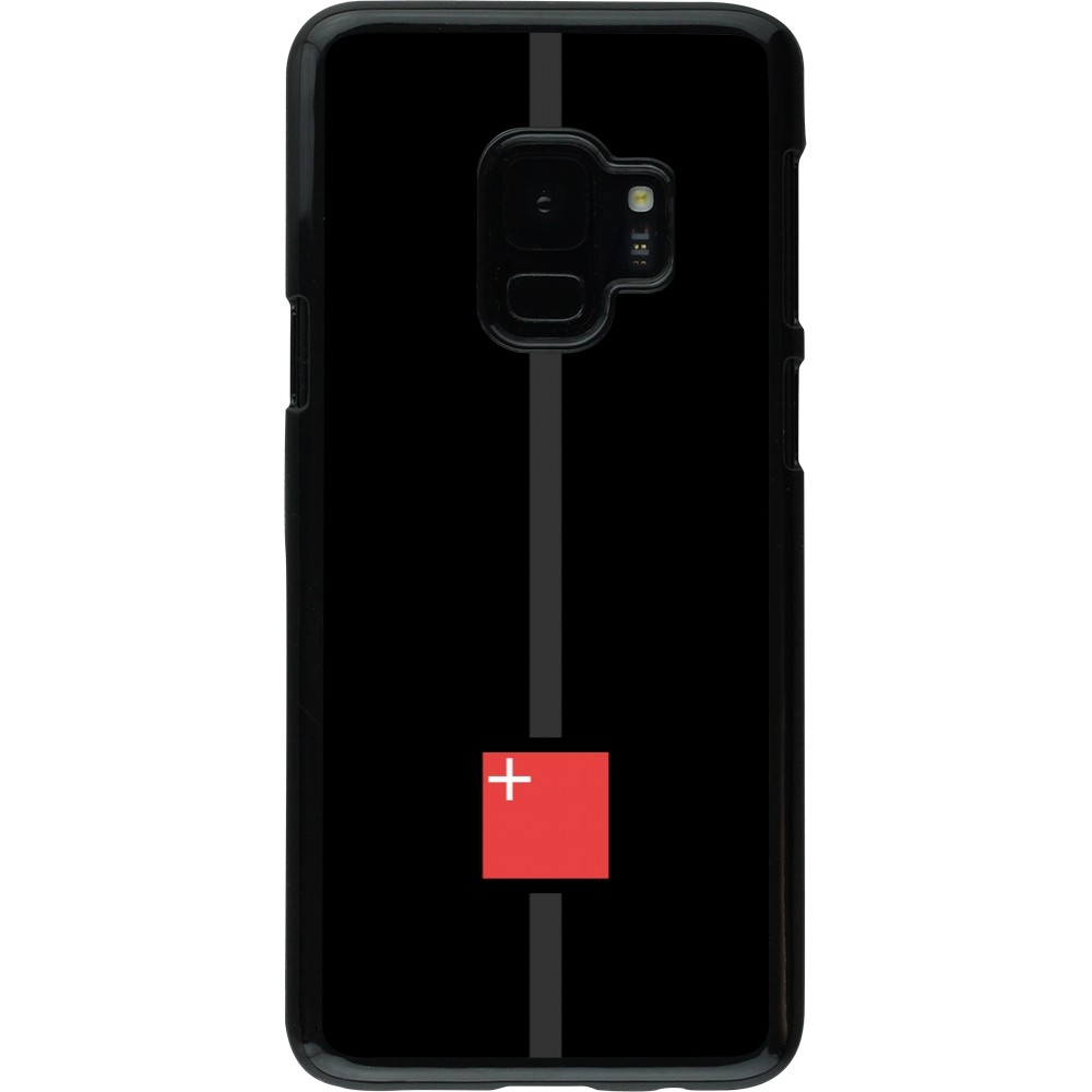Samsung Galaxy S9 Case Hülle - Kanton SZ schwarz