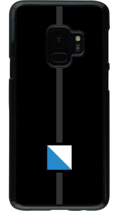 Samsung Galaxy S9 Case Hülle - Kanton ZH schwarz