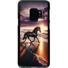 Samsung Galaxy S9 Case Hülle - Pferd majestätisch Strand