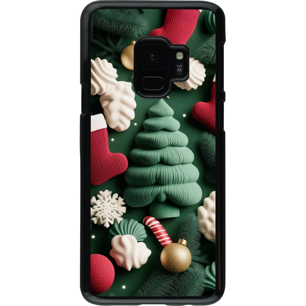 Coque Samsung Galaxy S9 - Christmas 25 Christmas textiles