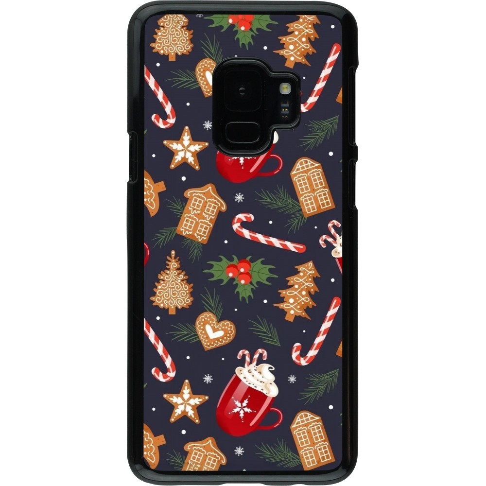 Coque Samsung Galaxy S9 - Christmas 25 Pattern Gingerbread House