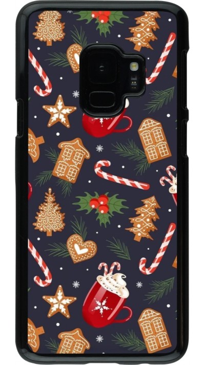 Coque Samsung Galaxy S9 - Christmas 25 Pattern Gingerbread House