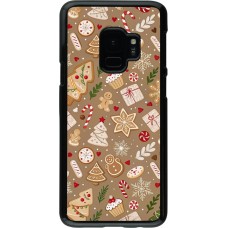 Coque Samsung Galaxy S9 - Christmas 25 Pattern Ginger Cookie