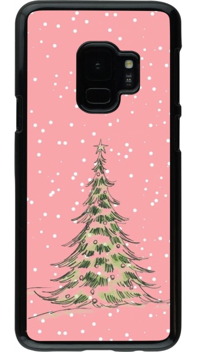 Coque Samsung Galaxy S9 - Christmas 25 Pink Tree