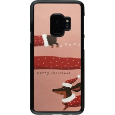 Coque Samsung Galaxy S9 - Christmas 25 Teckel Merry Xmas