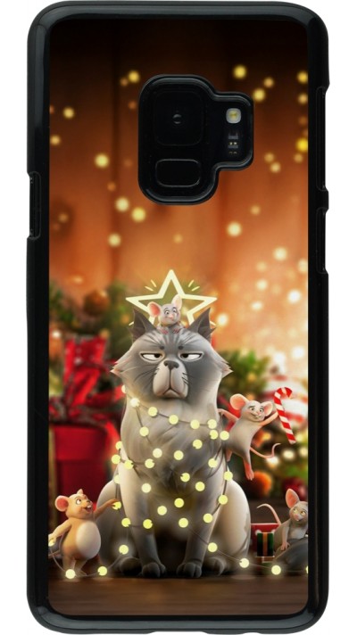 Coque Samsung Galaxy S9 - Christmas 25 Xmas Cat