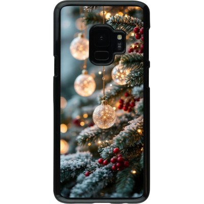 Samsung Galaxy S9 Case Hülle - Christmas 25 Xmas Decorated Tree
