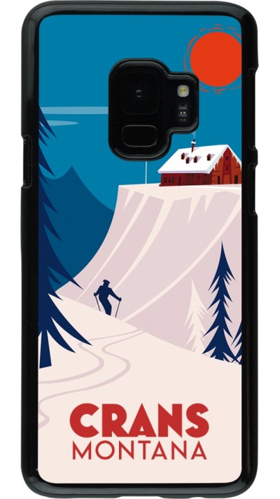 Samsung Galaxy S9 Case Hülle - Crans-Montana Cabane