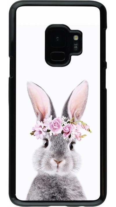 Samsung Galaxy S9 Case Hülle - Easter 2023 flower bunny
