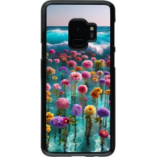Coque Samsung Galaxy S9 - Flower sea waves