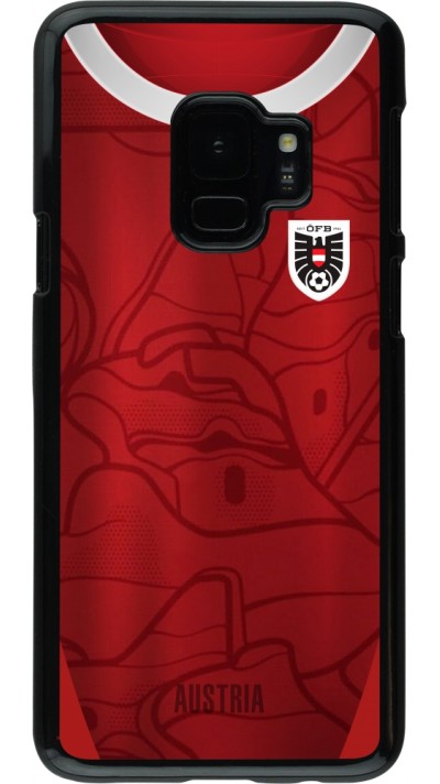 Coque Samsung Galaxy S9 - Maillot de football Autriche personnalisable
