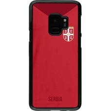 Samsung Galaxy S9 Case Hülle - Serbien 2022 personalisierbares Fussballtrikot