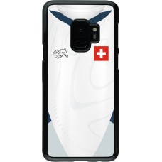 Coque Samsung Galaxy S9 - Maillot de football Suisse Extérieur personnalisable